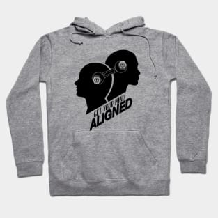 Mind Aligned - wrench - light colors Hoodie